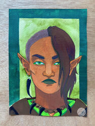 Cranky Circle of the Land elven Druid